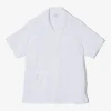 Camp Shirt - White Handkerchief Linen