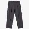 Carlyle Pant - Charcoal Tropical Wool
