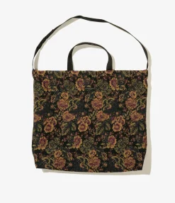 Carry All Tote - Black/Gold CP Floral Jacquard
