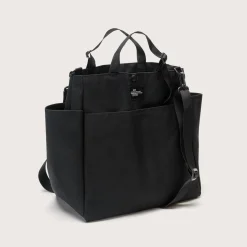 Carry-all Beach Bag - Canvas Nylon - Black