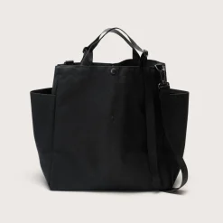 Carry-all Beach Bag - Canvas Nylon - Black