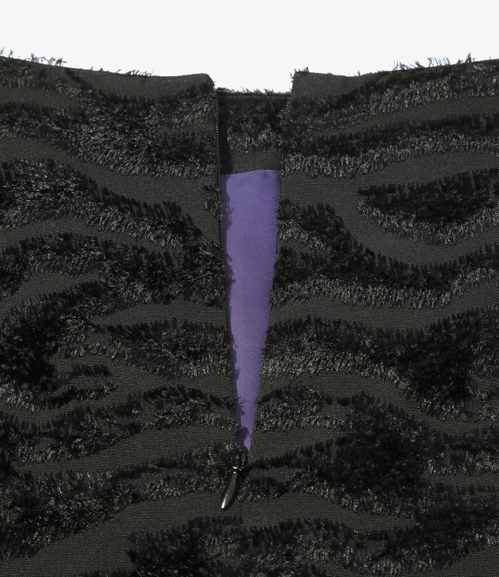 C.C. Skirt - Black - Poly Zebra Cut Jq.
