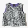 C.C. Vest - Silver Grey - C/PE/N Animal Jq.