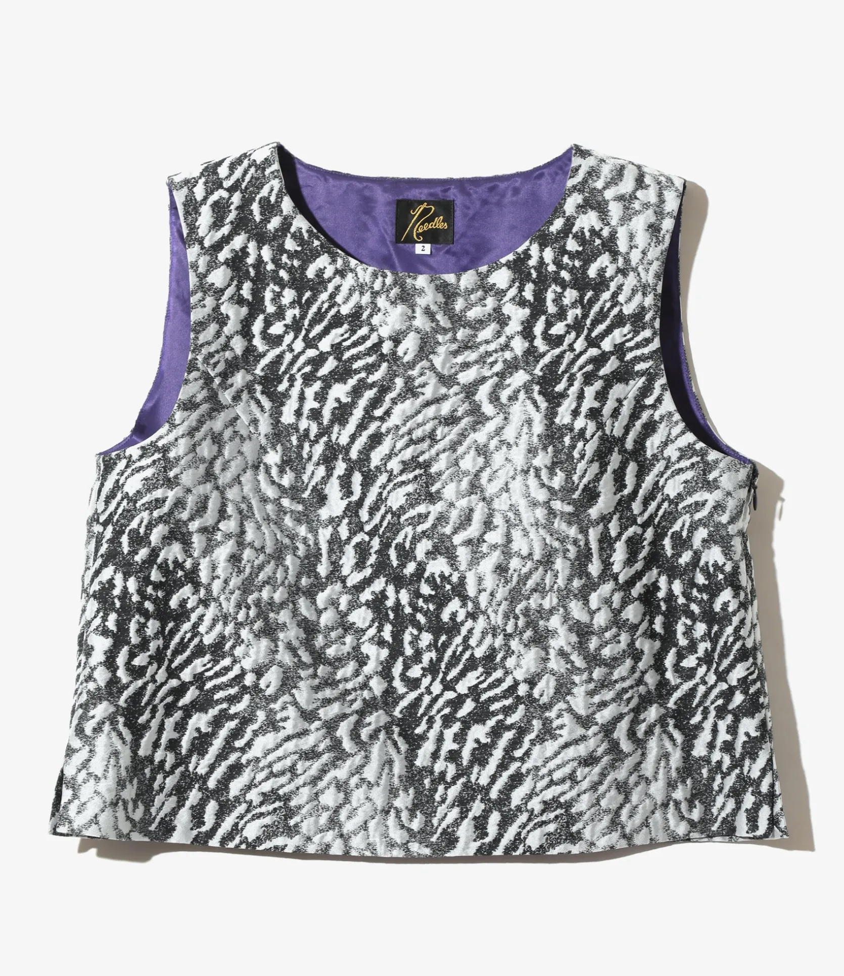 C.C. Vest - Silver Grey - C/PE/N Animal Jq.