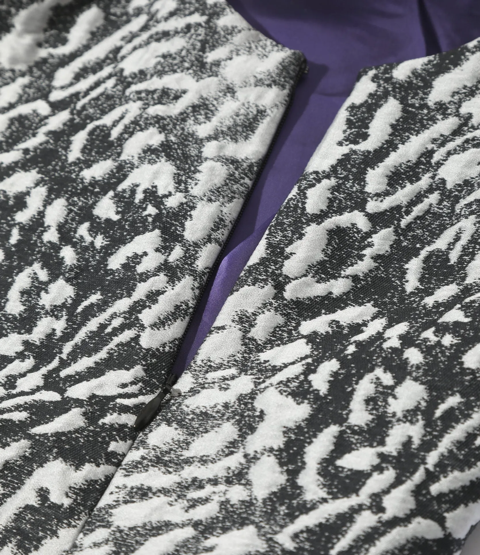 C.C. Vest - Silver Grey - C/PE/N Animal Jq.