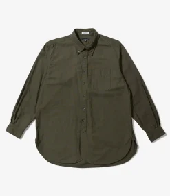 19 Century BD Shirt - Olive Cotton Oxford