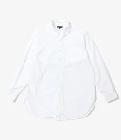 19 Century BD Shirt - White 100's 2Ply Broadcloth