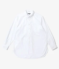 19 Century BD Shirt - White Cotton Oxford