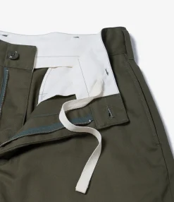 Chino Pant - Olive 6.5oz Flat Twill