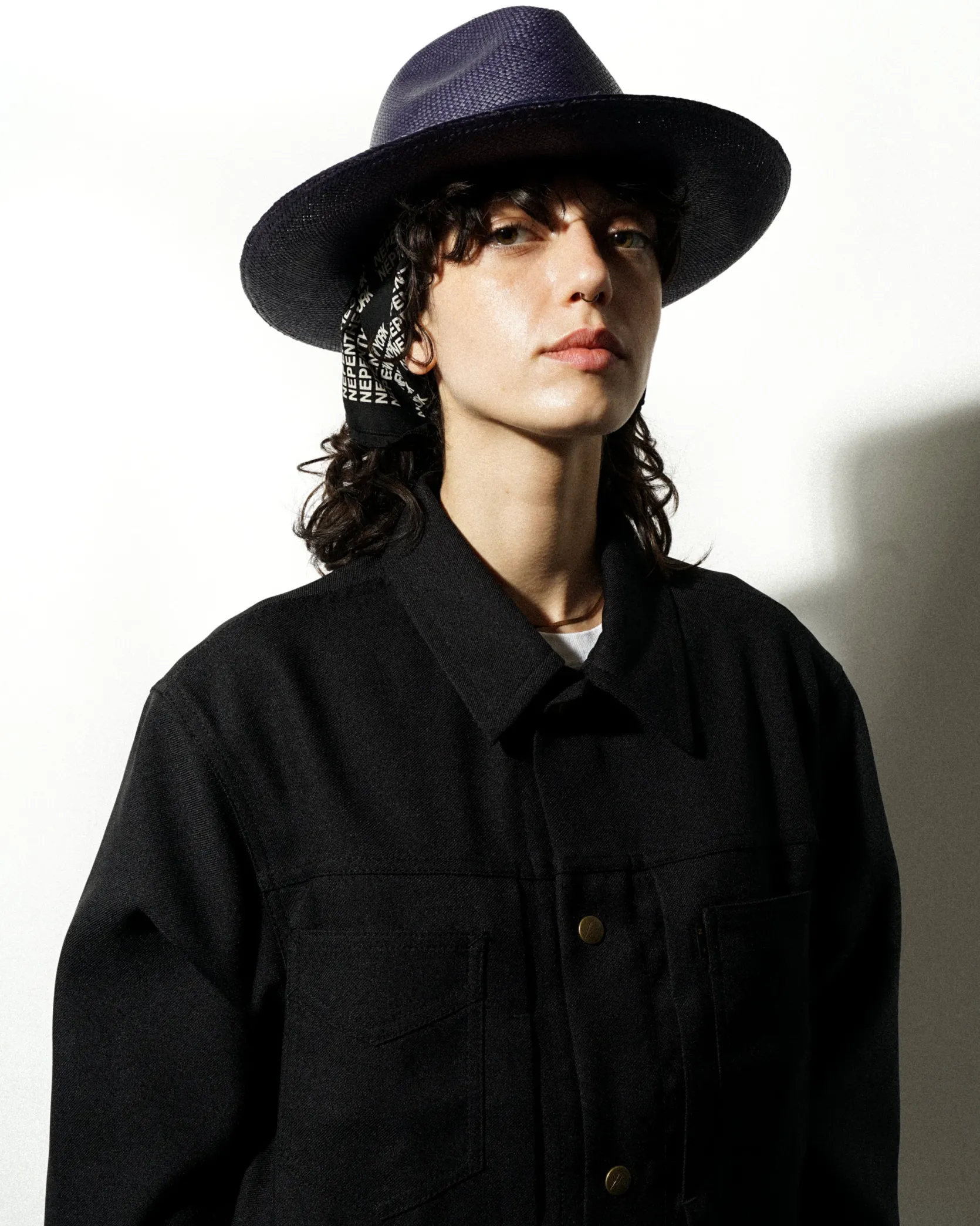 Classic Panama Hat - Navy
