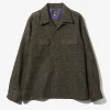 Classic Shirt - Green - Wool Paisley Jq.