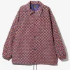 Coach Jacket - Navy Heart - Poly Taffeta / Printed