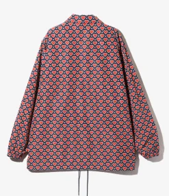 Coach Jacket - Navy Heart - Poly Taffeta / Printed