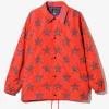 Coach Jacket - Red Star - Poly Taffeta / Printed