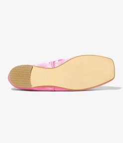 Color Combination Ballet Shoes - Pink - Sateen