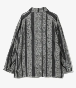 Coverall - Black - 10oz Denim / Python Jacquard