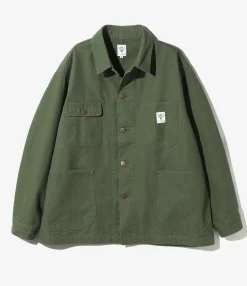 Coverall - Moss Green - 11.5oz Cotton Canvas