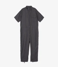 Coverall Suit - Charcoal Tropical Wool