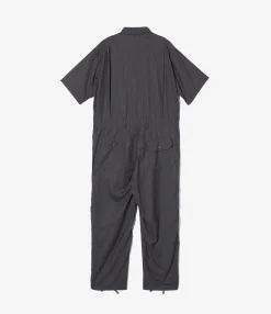 Coverall Suit - Charcoal Tropical Wool
