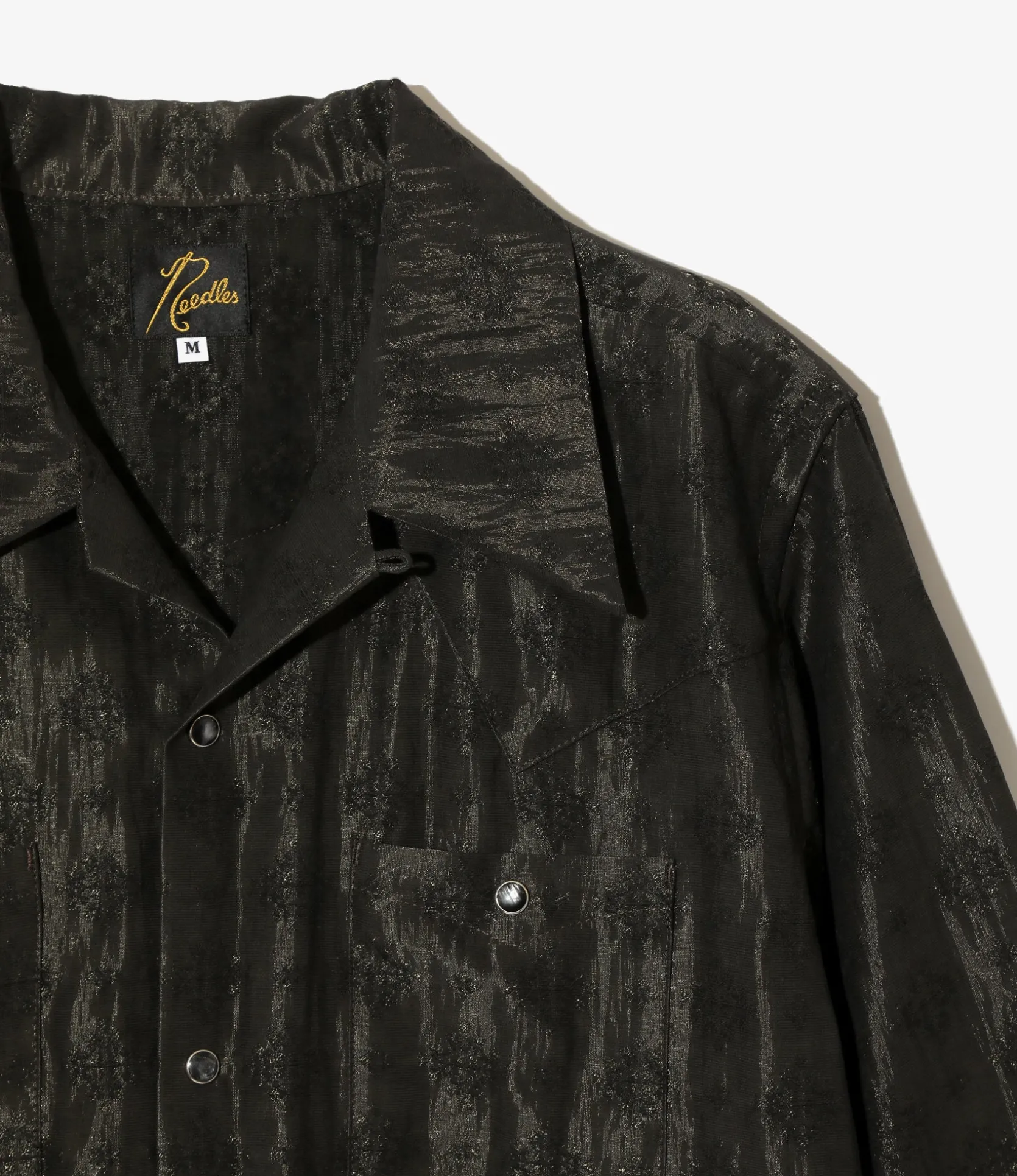 Cowboy One-Up Shirt - Black - Bright Foulard