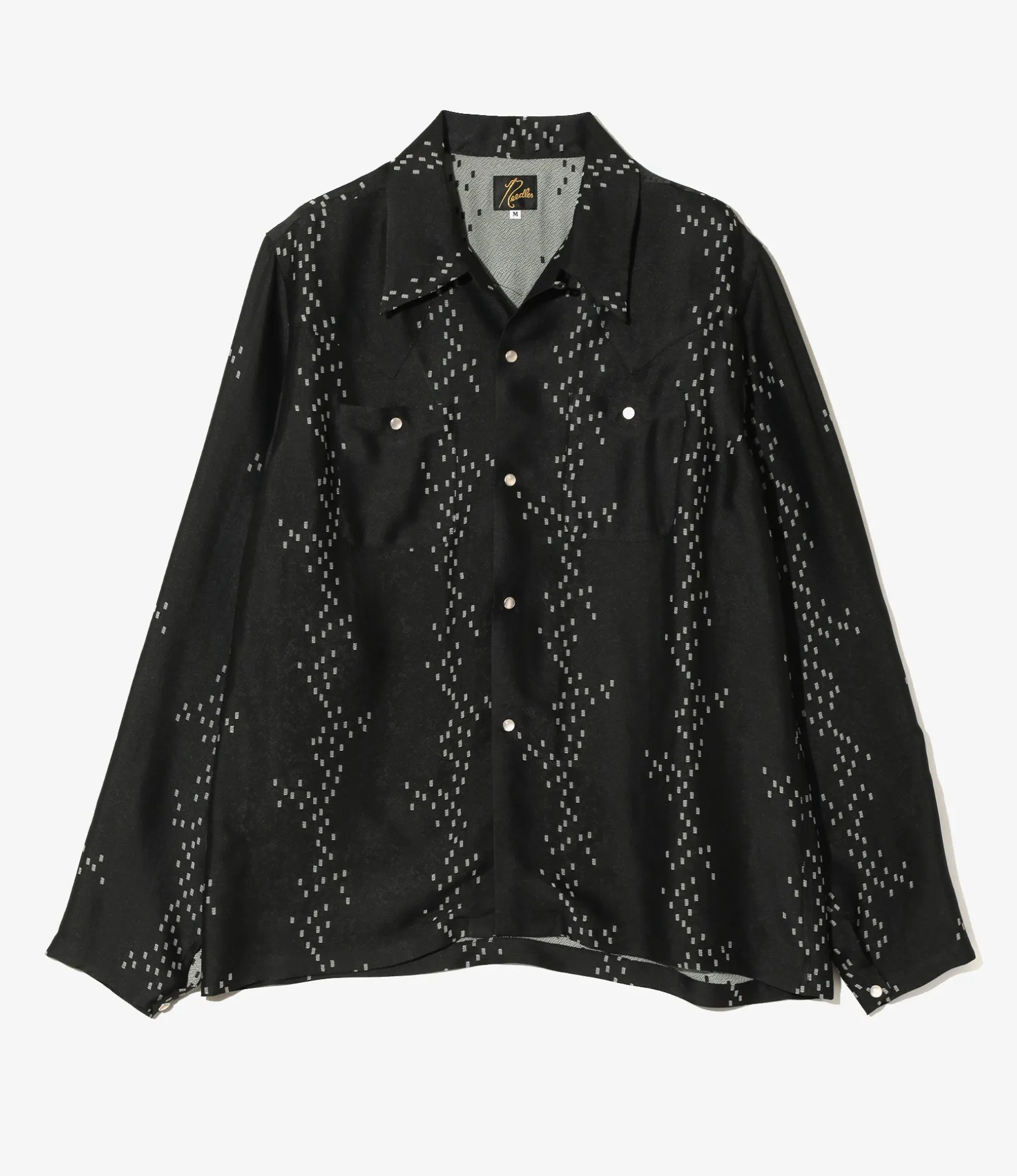 Cowboy One-Up Shirt - Off White - R/AC Square Dot Jacquard