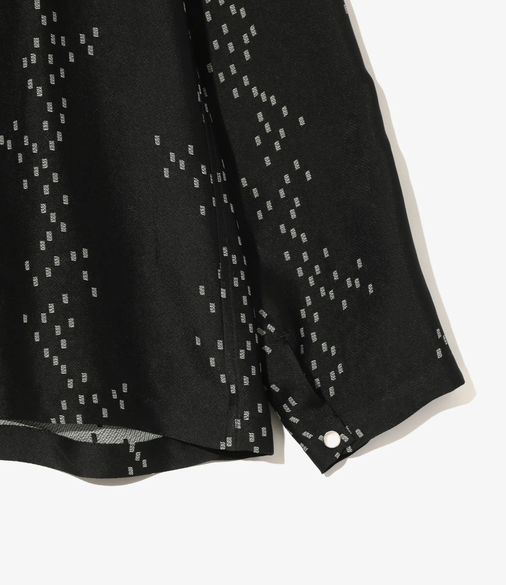 Cowboy One-Up Shirt - Off White - R/AC Square Dot Jacquard