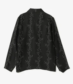 Cowboy One-Up Shirt - Off White - R/AC Square Dot Jacquard