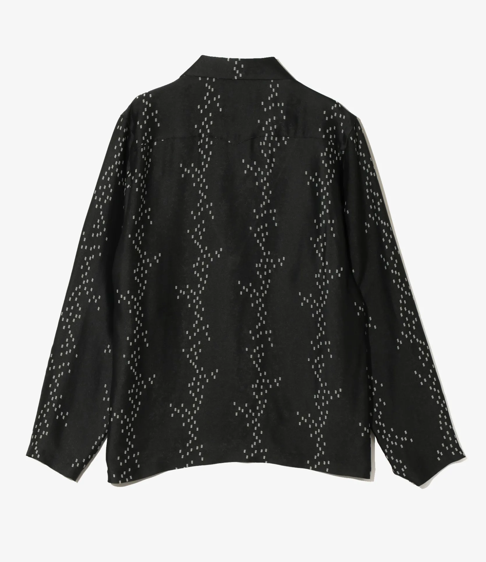 Cowboy One-Up Shirt - Off White - R/AC Square Dot Jacquard