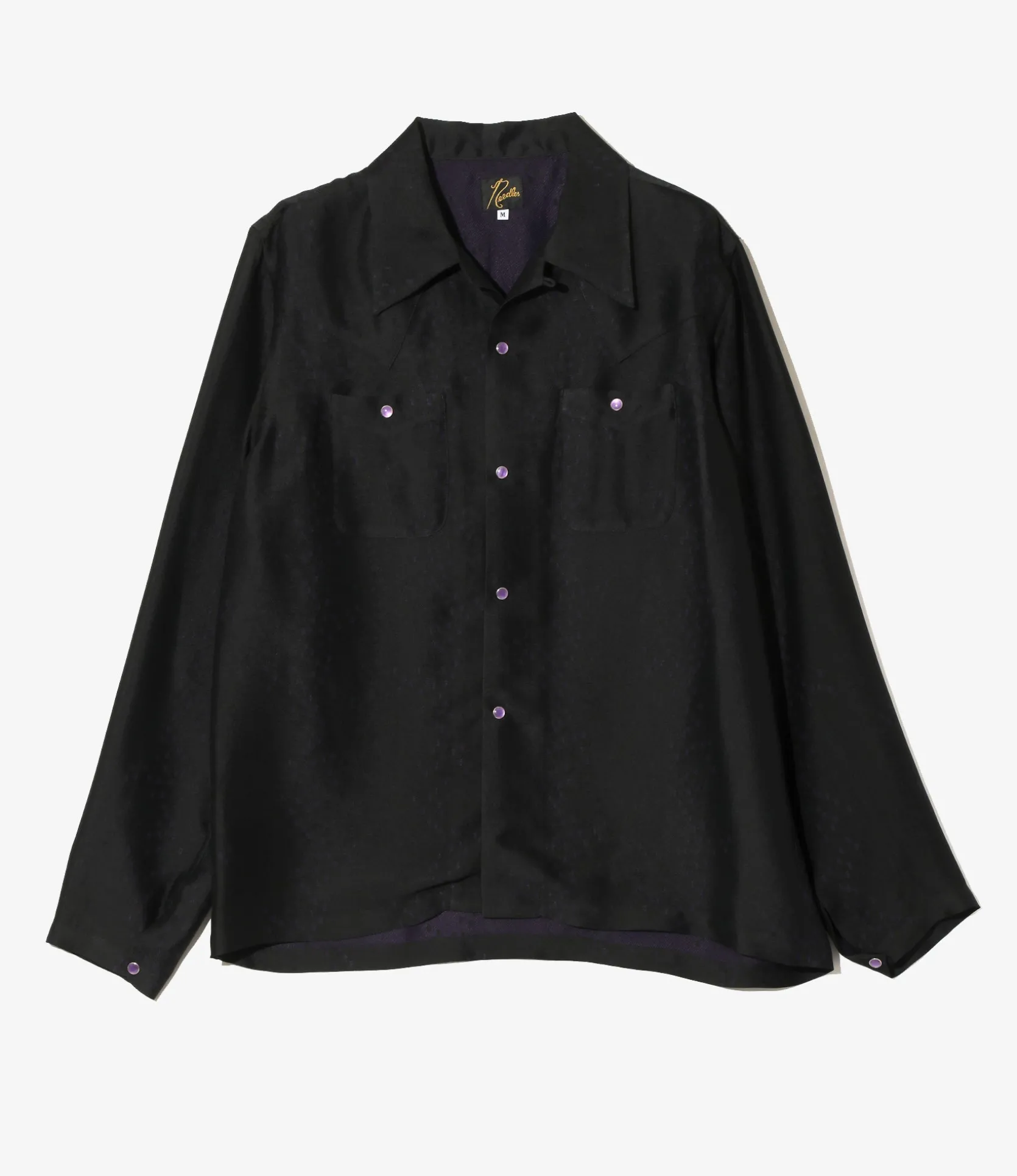 Cowboy One-Up Shirt - Purple- R/AC Square Dot Jacquard