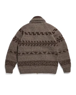 Cowichan Sweater - Beige/Brown