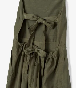 Craft Dress - Olive Sheer Cupro
