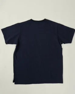 Cross Crew Neck  Pocket Tee - Navy