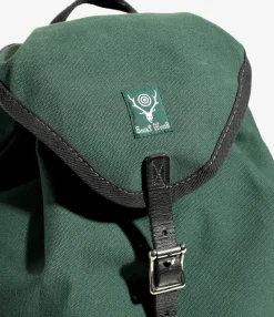 Day Pack - Hunter Green - 18oz Canvas