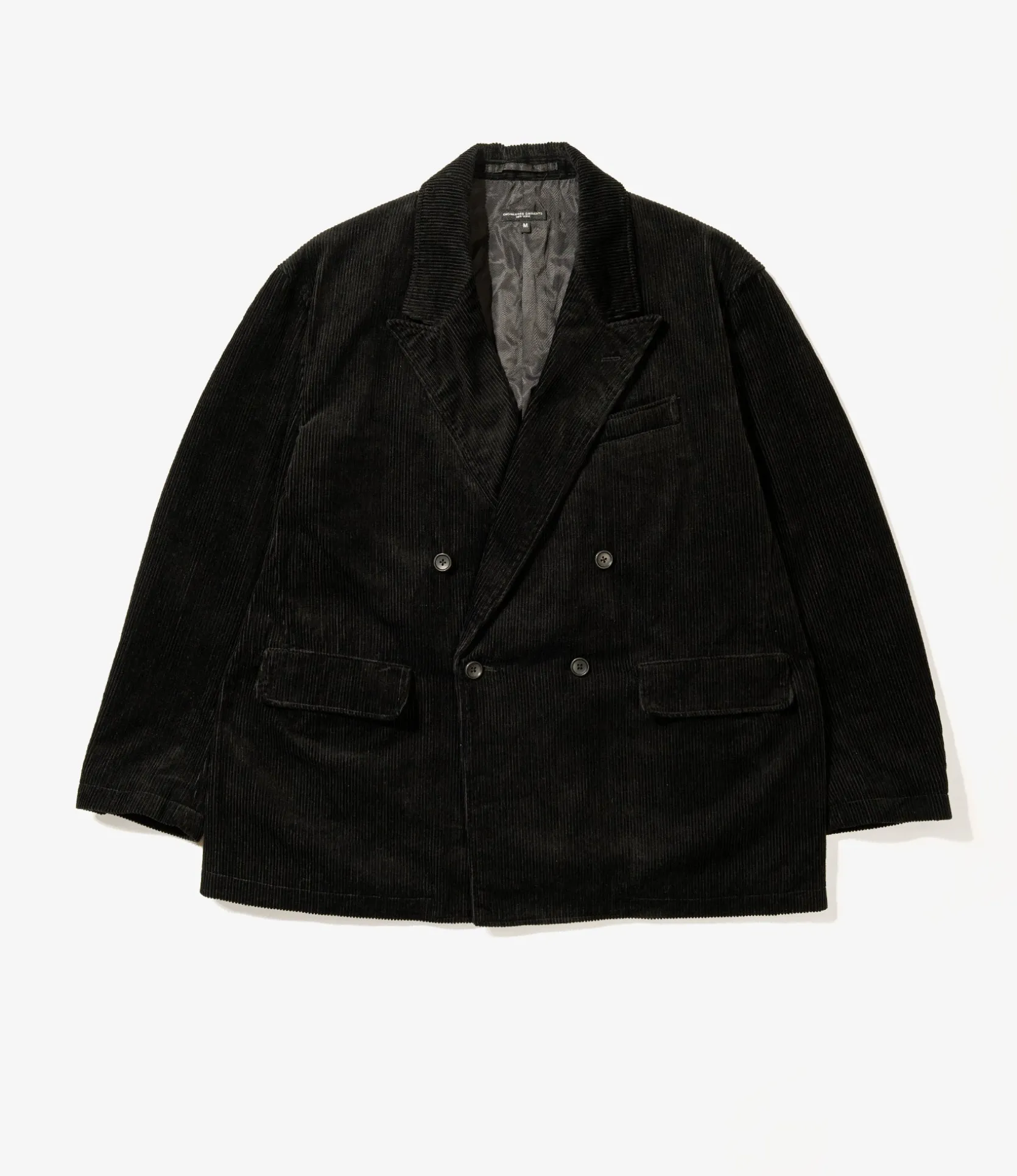 DBL Peak Jacket - Black Cotton 8W Corduroy