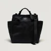 EG x BAGSINPROGRESS - Carry All Beach Bag - Black Polyester Fake Suede