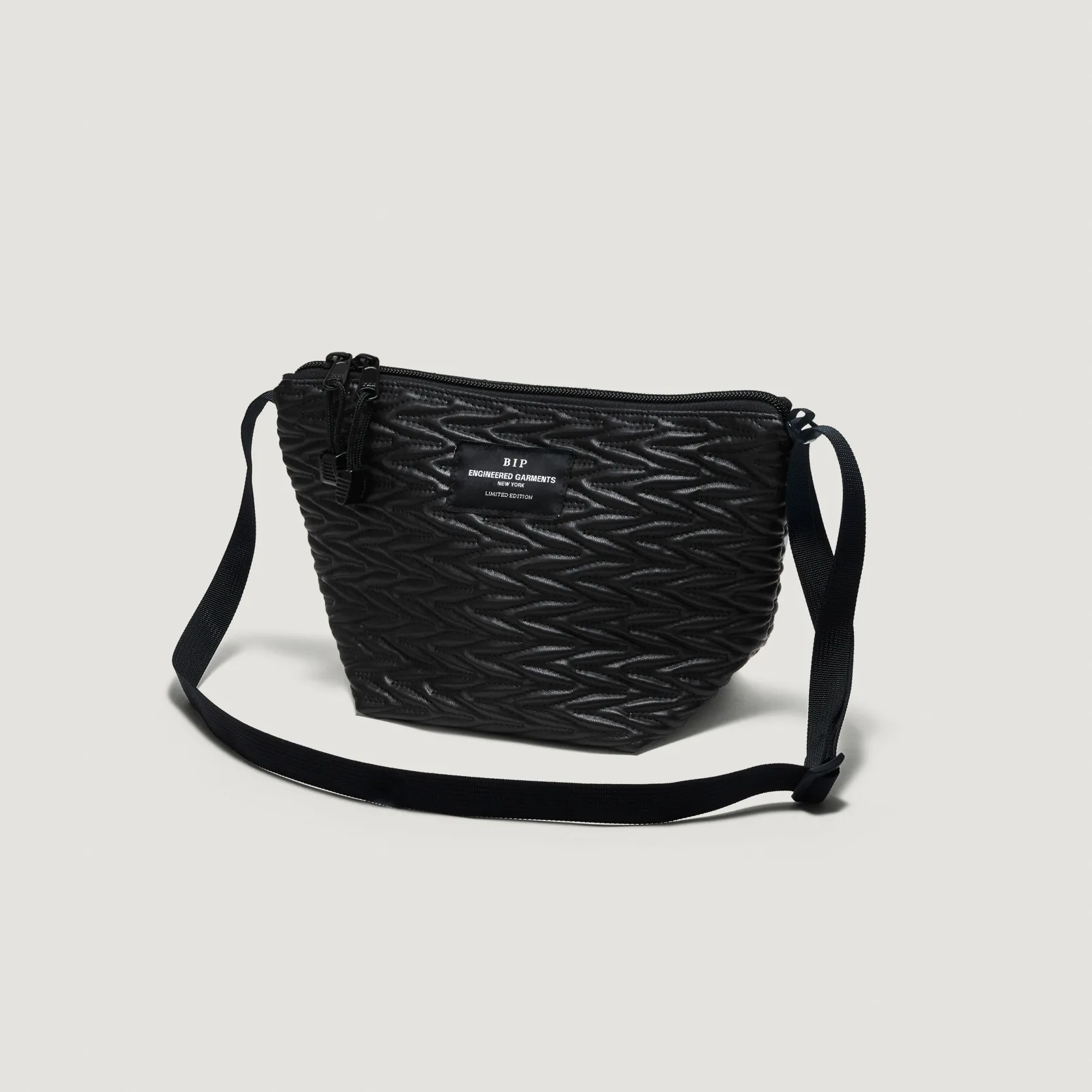 EG x BAGSINPROGRESS - Micro Tote - Black Quilted Fake Leather