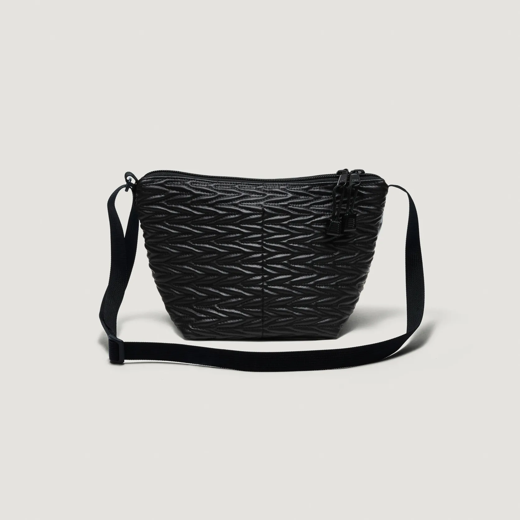 EG x BAGSINPROGRESS - Micro Tote - Black Quilted Fake Leather