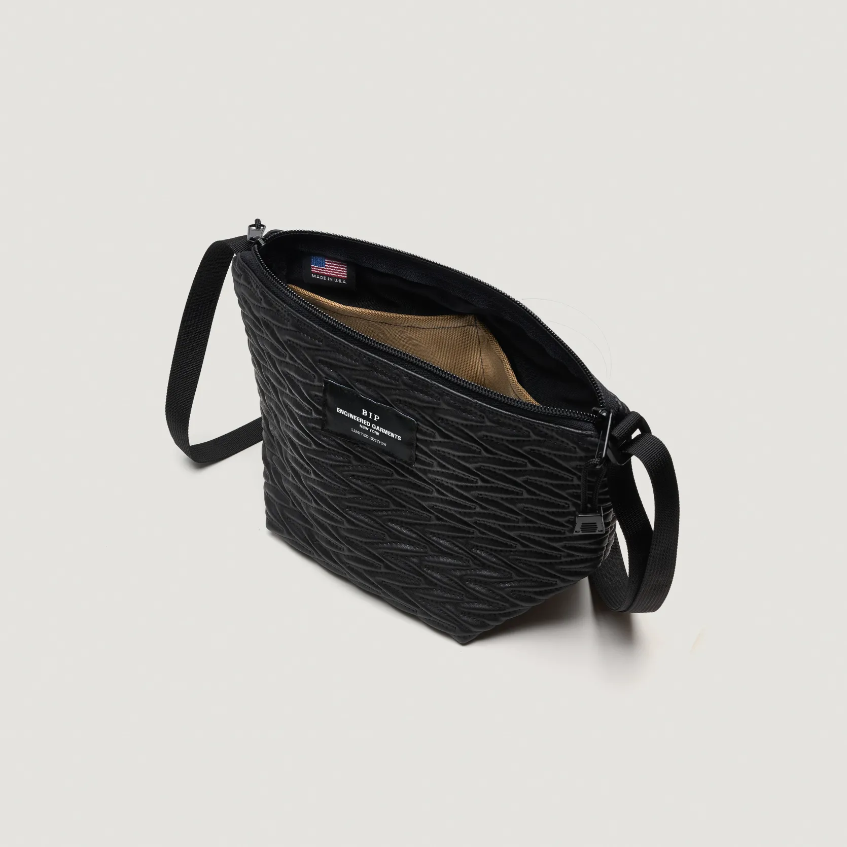 EG x BAGSINPROGRESS - Micro Tote - Black Quilted Fake Leather