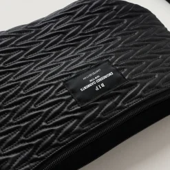 EG x BAGSINPROGRESS - Micro Tote - Black Quilted Fake Leather