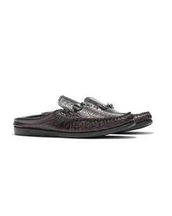 EG x Easymoc - Easy Bit Moc - Dk Brown Croc Emb
