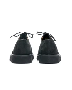 EG x Tricker's - Women's Asymmetric Gibson - Black - Suede - Morflex Sole