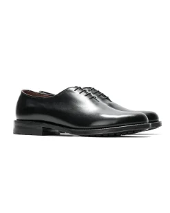Engineered Garments x Alden - Wholecut Plain Toe Oxford - Black - Calf Skin