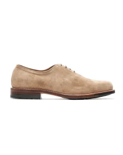 Engineered Garments x Alden - Wholecut  Plain Toe Oxford - Tan Suede