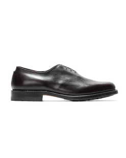 Engineered Garments x Alden - Wholecut  Plain Toe Oxford - Burgundy - Calf Skin