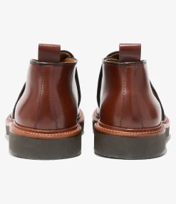 Engineered Garments x Alden - Slip-on Chukka Boot - Brown Calfskin