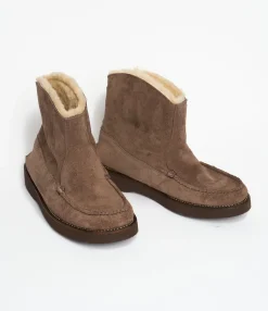 Engineered Garments x Easymoc - Surf Boot - Chocolate Suede
