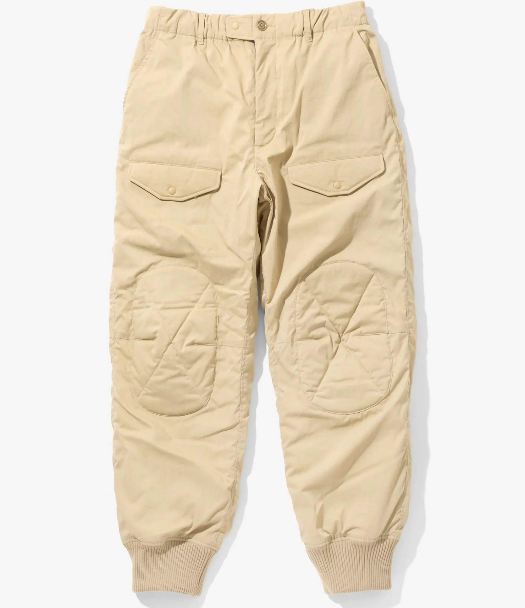 Engineered Garments x Nanga - Airborne Down Pant - Beige - Flame Resistant Polyester Aramid Ripstop