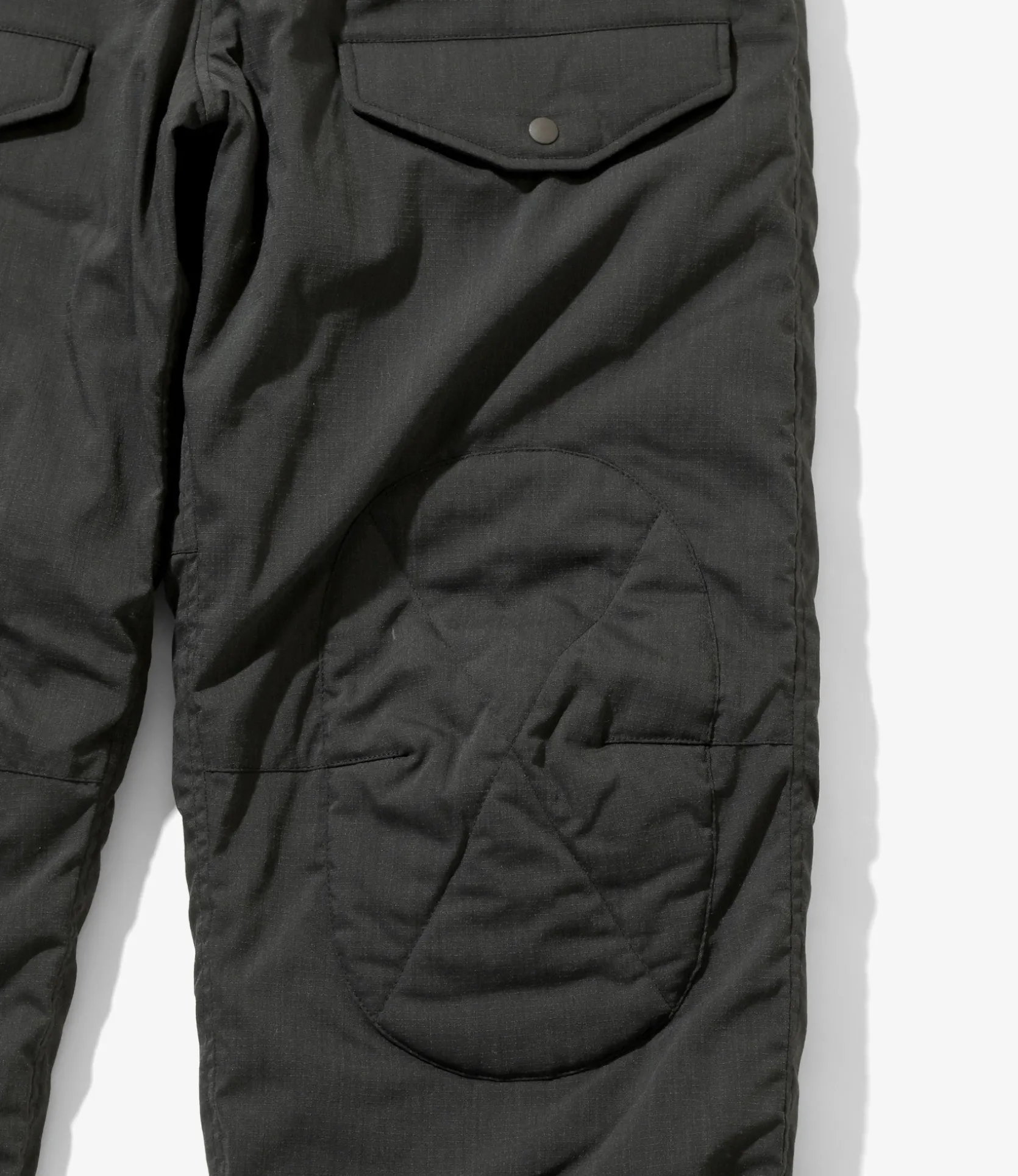 Engineered Garments x Nanga - Airborne Down Pant - Black - Flame Resistant Polyester Aramid Ripstop