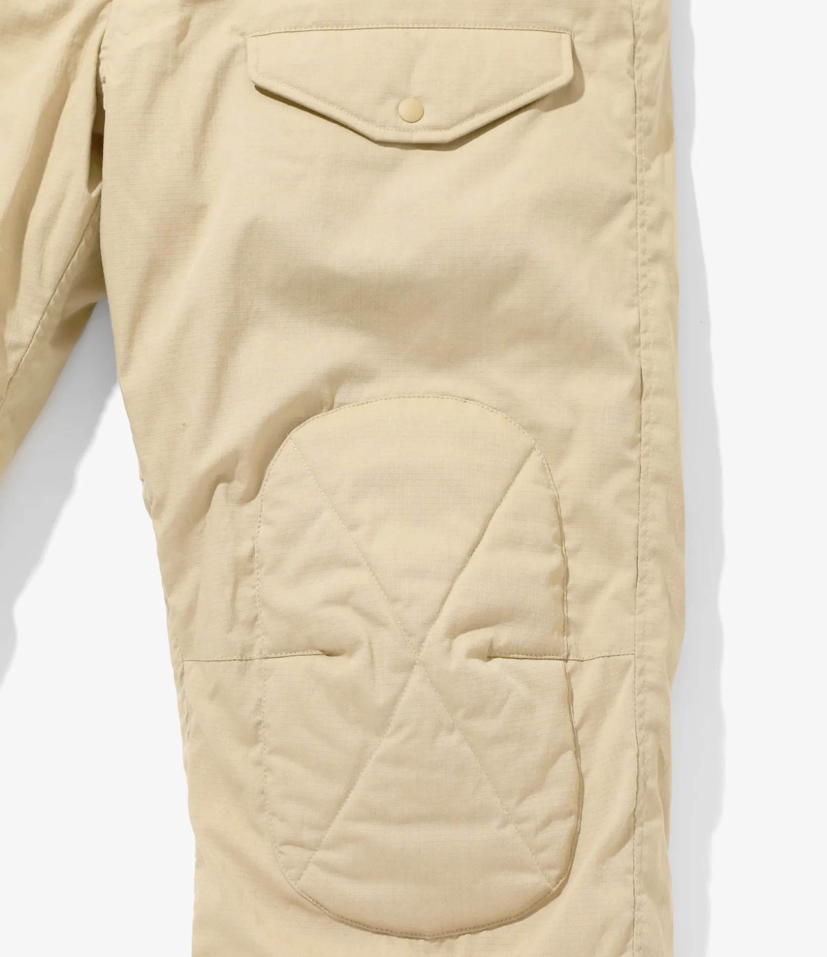 Engineered Garments x Nanga - Airborne Down Pant - Beige - Flame Resistant Polyester Aramid Ripstop