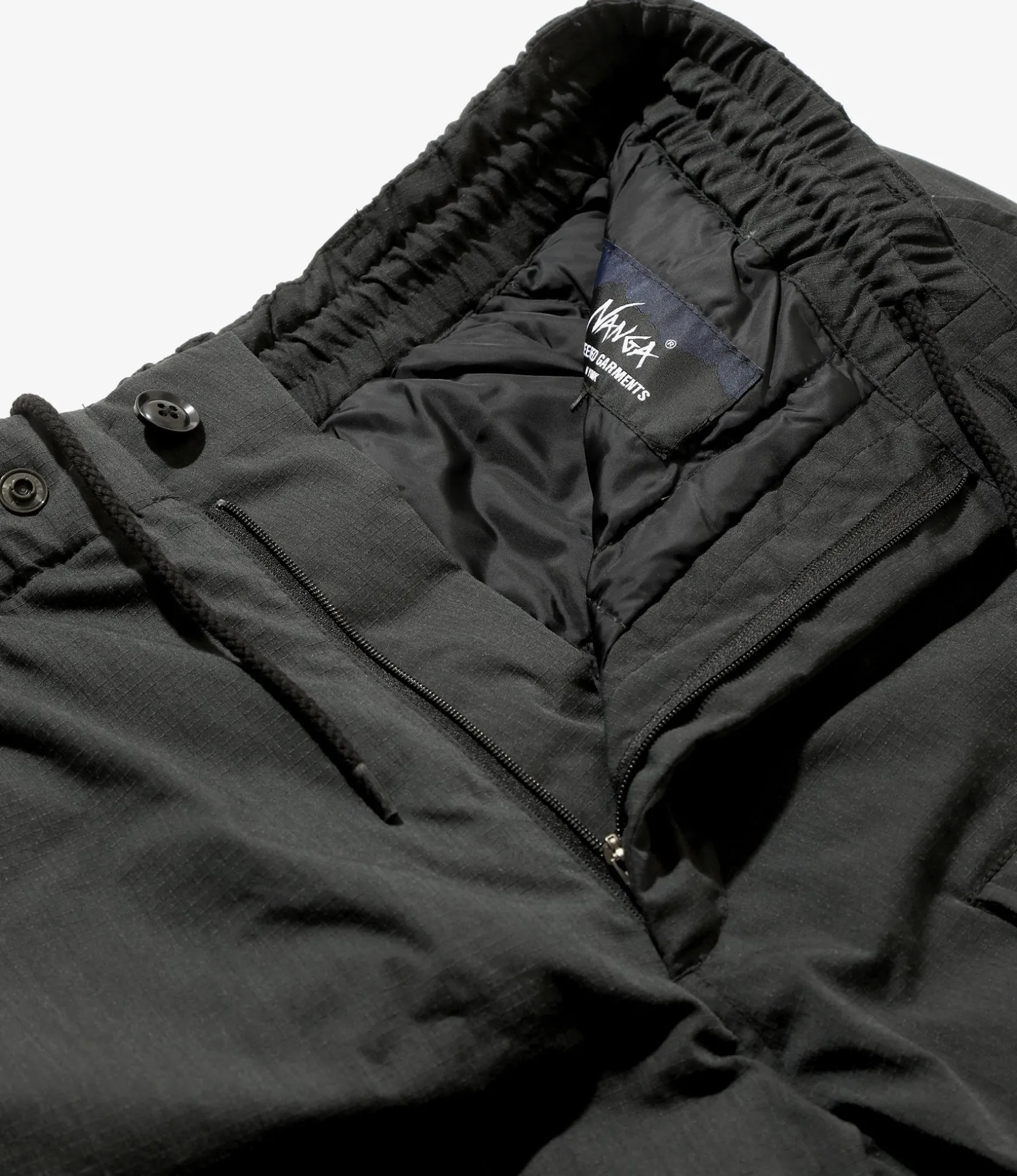 Engineered Garments x Nanga - Airborne Down Pant - Black - Flame Resistant Polyester Aramid Ripstop